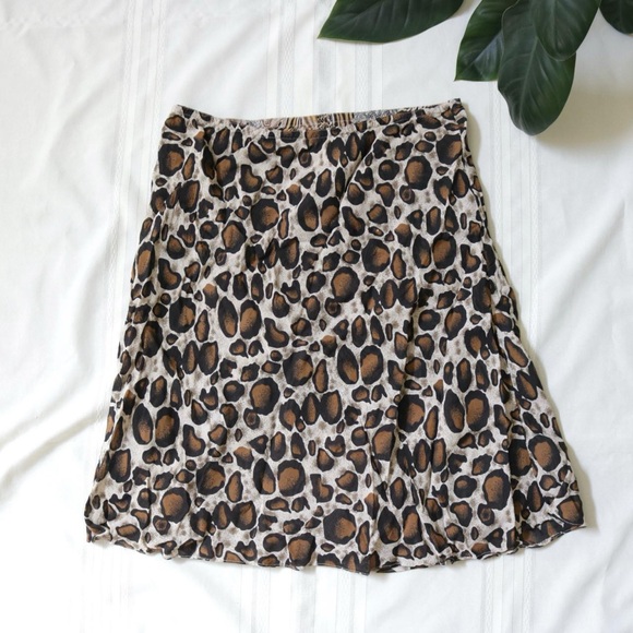 Reversible wild cat print skirt - Picture 1 of 9